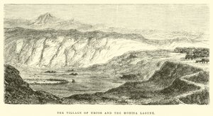 The Village of Urcos and the Mohina Lagune by Edouard Riou